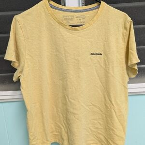Patagonia Womens Yellow T-Shirt